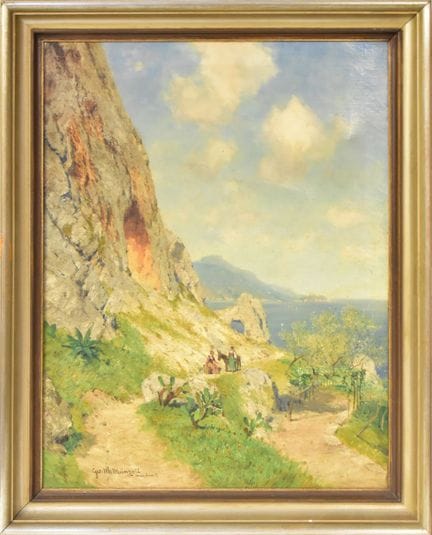 Küstenlandschaft   Meinzolt, Georg Michael 1863 Ha