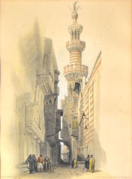 Vier orientalische Ansichten Excavated Temples of 