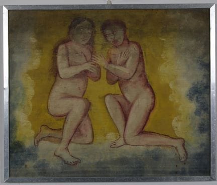 ÓLEO SOBRE LINO APLICADO A UNA TABLA que represent