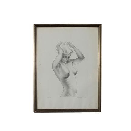 ALDO FORNONI „Akt einer Frau“ – Lithografie, mit B