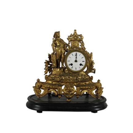 OROLOGIO PARIGINA  in metallo dorato raffigurante 