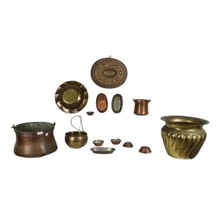 LOTTO COMPOSTO DA 1 pentola, 1 porta vaso, 1 grand