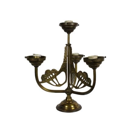 LOTTO COMPOSTO DA lampadario liberty in metallo do