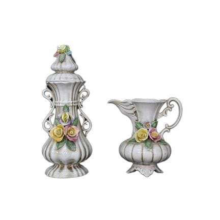 SET BESTEHEND AUS 1 Lampe, 1 Teller aus der Manufa