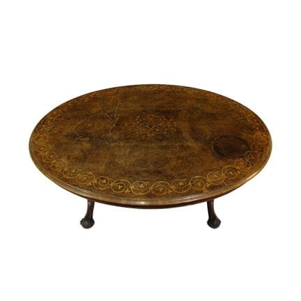 TABLE BASSES DE SALON DE STYLE VICTORIEN en bois d