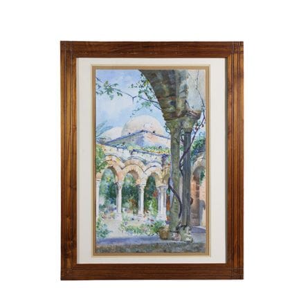 AQUARELL mit der Darstellung von San Giovanni degl