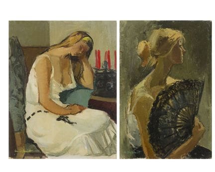 Gilberte SCHMITT (1907-2001)
Mujer con candelabro
