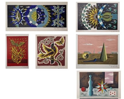 让·皮卡尔·勒·杜（Jean PICARD LE DOUX，1902-1982）
一套6幅彩色石版画