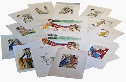 萨尔瓦多·达利（1904-1989）
为奥维德《爱的艺术》创作的19幅版画合集，巴黎，文化中心，19