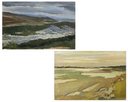 Gilberte SCHMITT (1907-2001)
El Loira en Jargeau, 