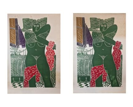 Alekos Fassianos (greco, 1935-2022)
Phryné verde. 