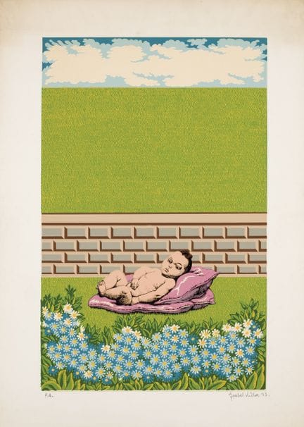 VILLAR, ISABEL (1934)
Serigrafia su carta Guarro. 
