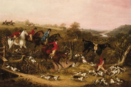 19世纪英国画派
布面油画。传统上归因于画家J. 汤普森。56 x 83 厘米。