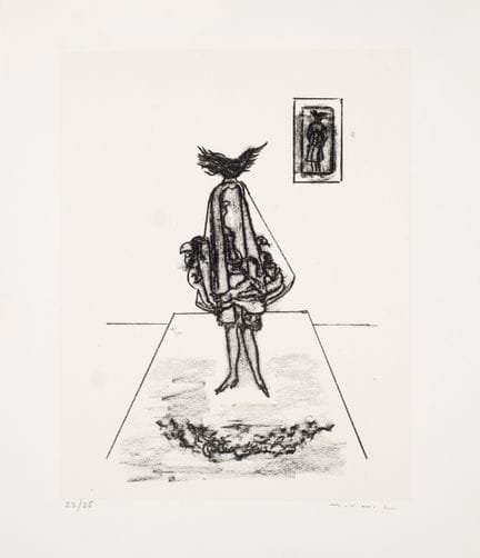 ERNST, MAX (1891 - 1976)
Litografia su carta. Nume