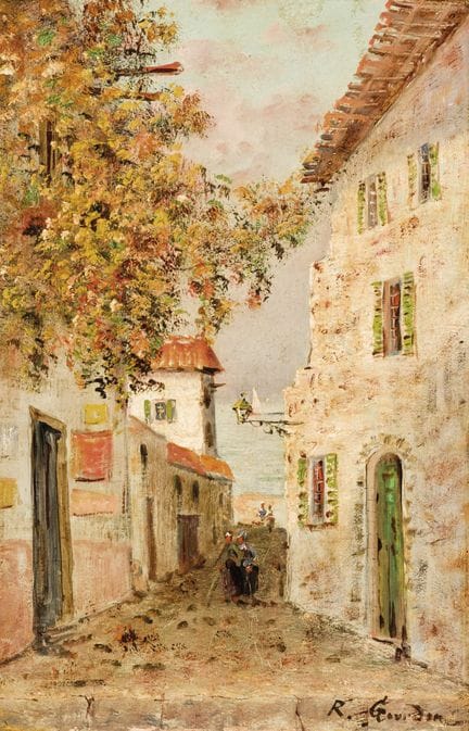 GOURDON, RAPHÄEL (1852–1924)
Öl auf Holztafel. Sig