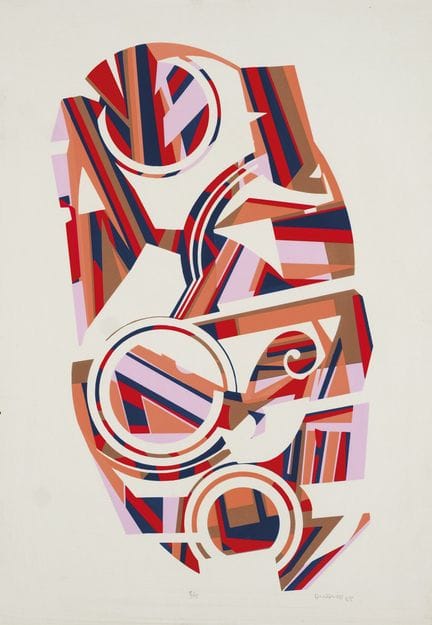 DURANTE, ARMANDO (1934–1996)
Siebdruck auf Papier.