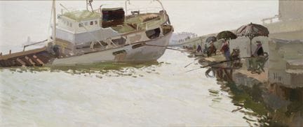 CHECA, JOSE LUIS (1950)
Oil on canvas. Signed in t
