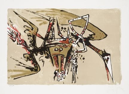 LAM, WIFREDO (1902 - 1982)
Litografia su carta Arc