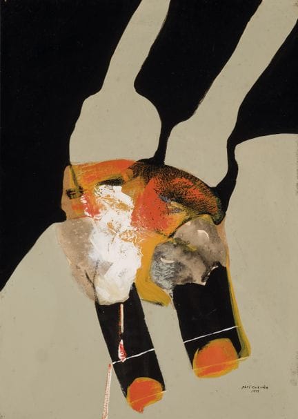 CUERDA MARTÍNEZ, ABEL (1943)
Mischtechnik auf Papi