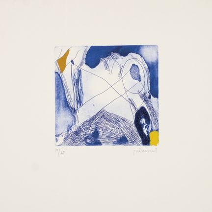 GUINOVART, JOSEP (1927–2007)
Radierung mit Gouache