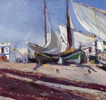 霍阿金·米尔·特林谢特（1873—1940）
布面油画。右下角签名并注明日期（922）。74 × 7
