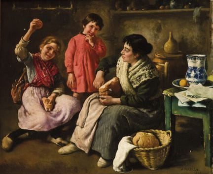 PARRILLA, ABELARDO (1877–1953)
Öl auf Leinwand. Si