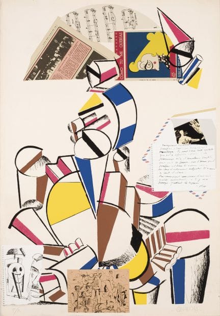 VALDÉS, MANOLO (1942)
Serigrafia su carta. A matit