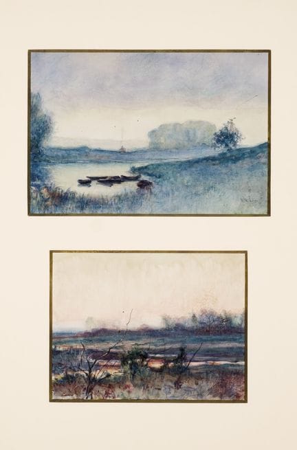 费利克斯·伊达尔戈·雷苏雷西翁（1855—1913）
本批次包含十七幅纸本水彩画。作品描绘了法国的各