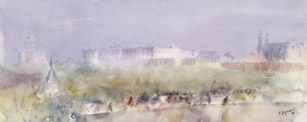SPANISCHE SCHULE DES 20. JAHRHUNDERTS
Aquarell auf
