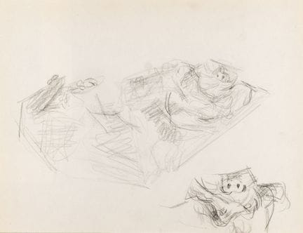 佩纳多，霍阿金（1898—1975）
纸本铅笔画。背面题字：[此为我丈夫霍阿金·佩伊纳多原作，英格·