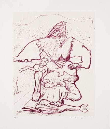 ERNST, MAX (1891 - 1976)
Litografia su carta. Nume