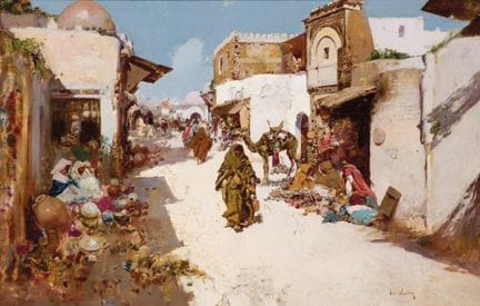 何塞·纳瓦罗·略伦斯（1867—1923）
木板油画。右下角签名。32 × 50 厘米。