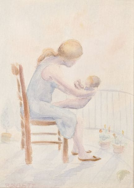 FRANZÖSISCHE SCHULE, 20. JAHRHUNDERT
Aquarell auf 