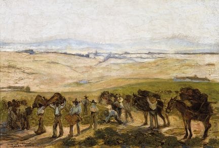 霍亨莱特，弗朗西斯科（1889—1968）
布面油画。左下角签名并标注日期（XXXV）。36 × 5