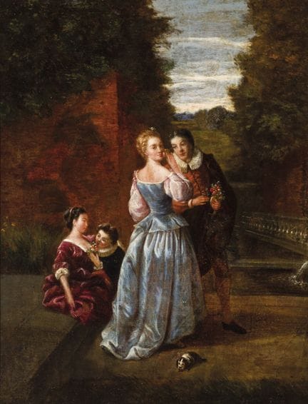 19世纪法国画派
布面油画。44 x 34 厘米。