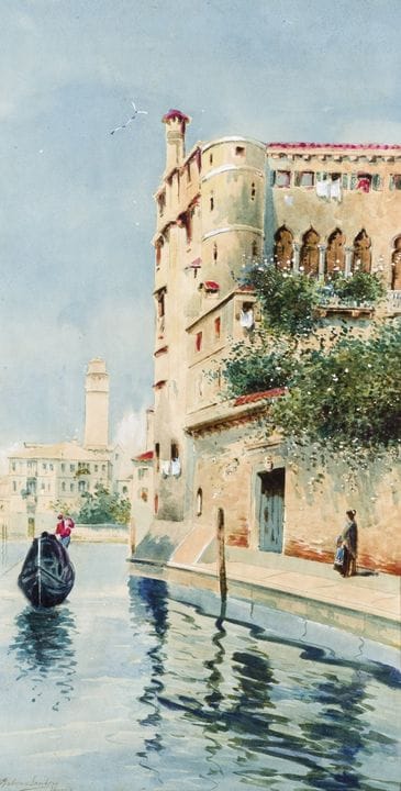 SANTORO, RUBENS (1859 - 1942)
Aquarell auf Papier.