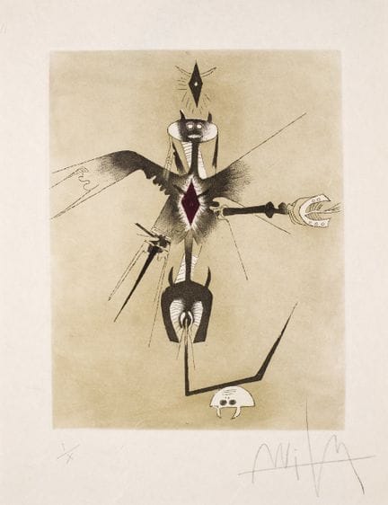 LAM, WIFREDO (1902–1982)
Radierung auf japanischem