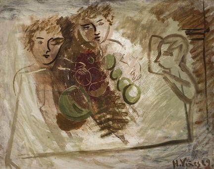 VIÑES, HERNANDO (1904–1993)
Öl auf Leinwand. Signi