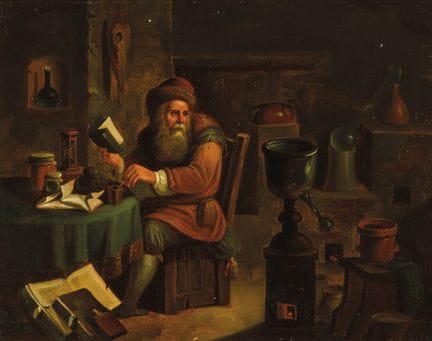 19世纪弗拉门戈画派
铜板油画。19 × 24 厘米。
