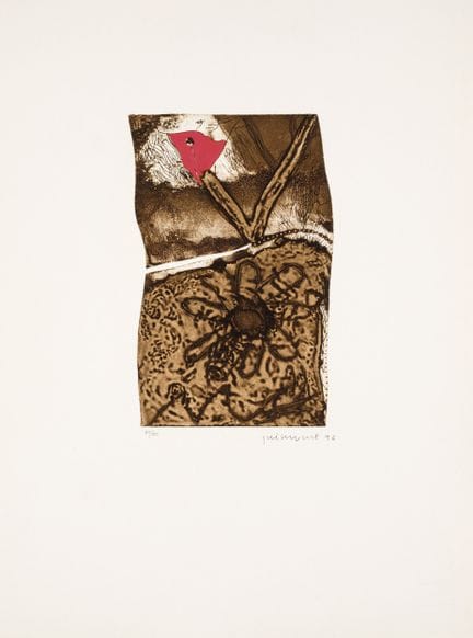 GUINOVART, JOSEP (1927–2007)
Radierung mit Gouache