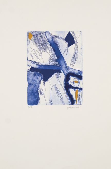 胡塞普·吉诺瓦特（1927—2007）
纸本蚀刻版画，配水粉彩。左下角以铅笔标注编号（10/75），