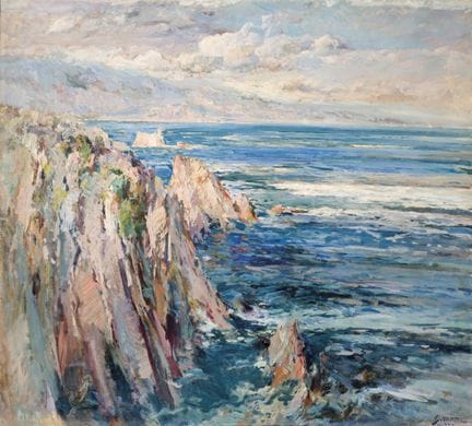 马蒂利亚·马里纳·塞贡多（1862—1937）
布面油画。右下角签名。103 × 113 厘米。
