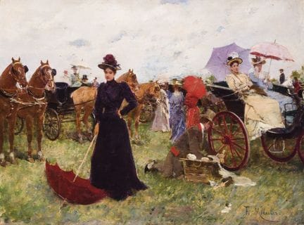 MIRALLES, FRANCISCO (1848 - 1901)
Oil on panel. Si