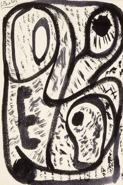 布罗塔特·维拉诺瓦，胡安（1920—1990）
纸本墨画。左上角签名。23 × 16 厘米。