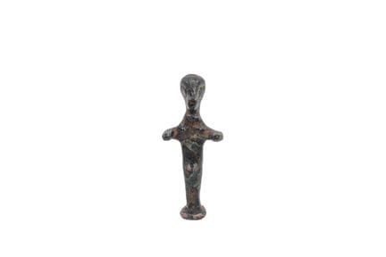 Phoenician statuette made of bronze. 1st century B