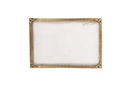 Rectangular Louis XVI style frame made of mercury-