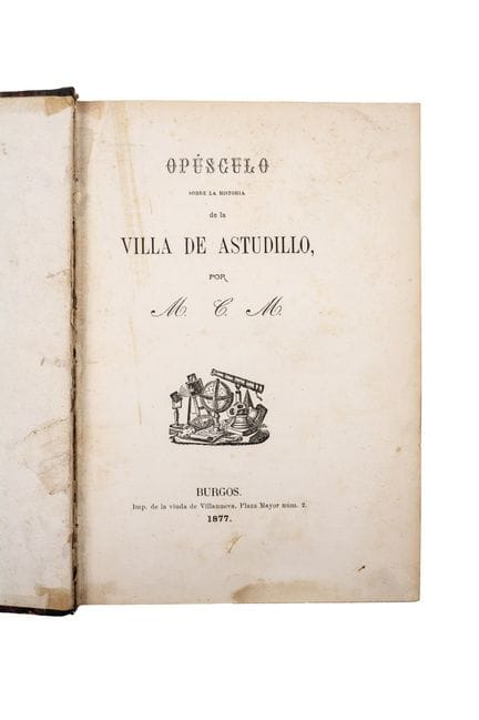 „Broschüre zur Geschichte der Stadt Astudillo – vo