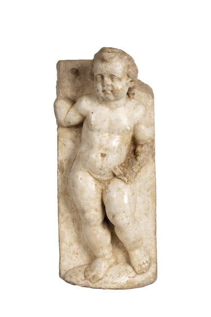 Sculpture made of carved and polished marble. Rome