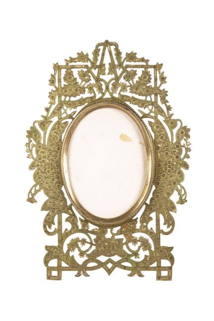 Napoleon III frame made of gilt bronze. Engraved f