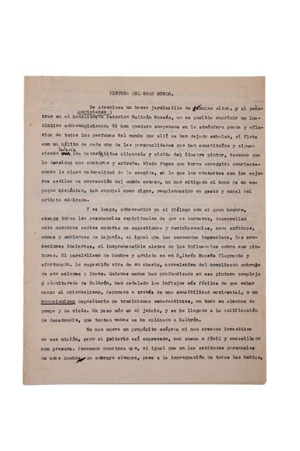 AUNOS PEREZ, EDUARDO
AUNÓS, Eduardo.- "PAINTING OF